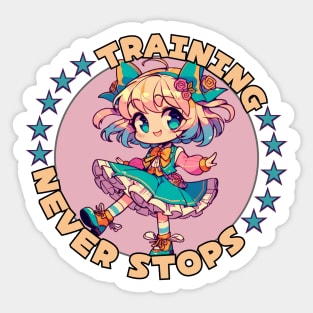 Dancing girl Sticker